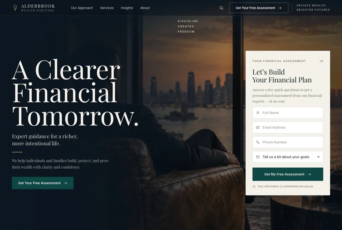 Compliance Trust Page template — Hero section