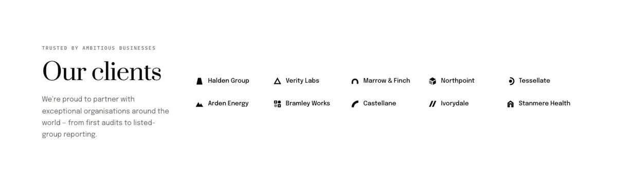 Counsel Practice template — Clients section