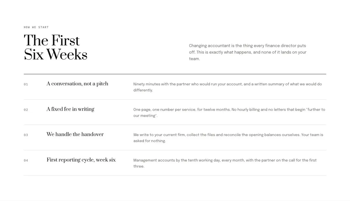 Counsel Practice template — How section
