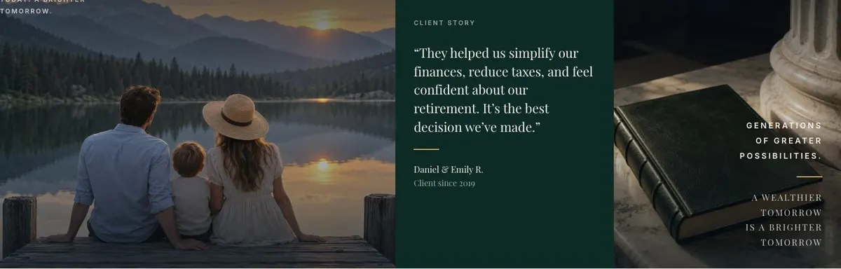 Compliance Trust Page template — Stories section
