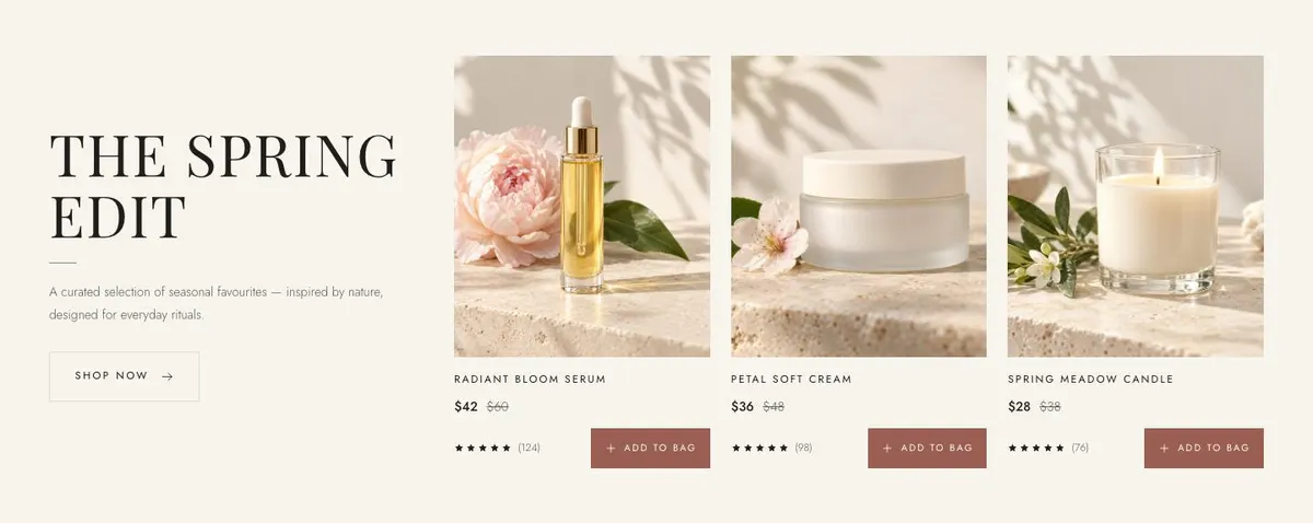Still Wellness template — Edit section
