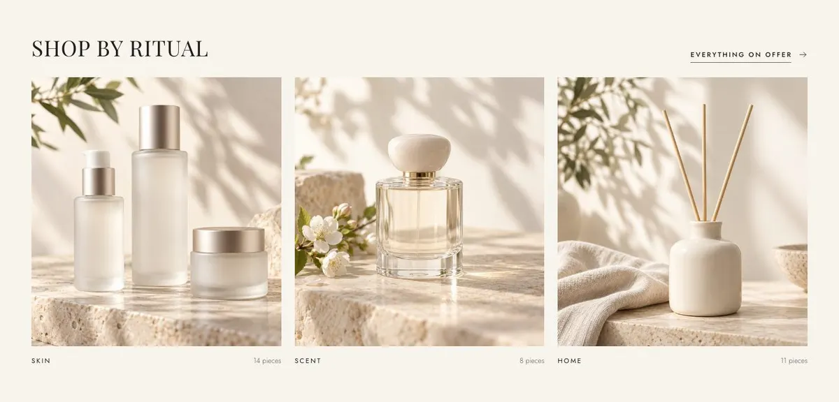 Still Wellness template — Shop section