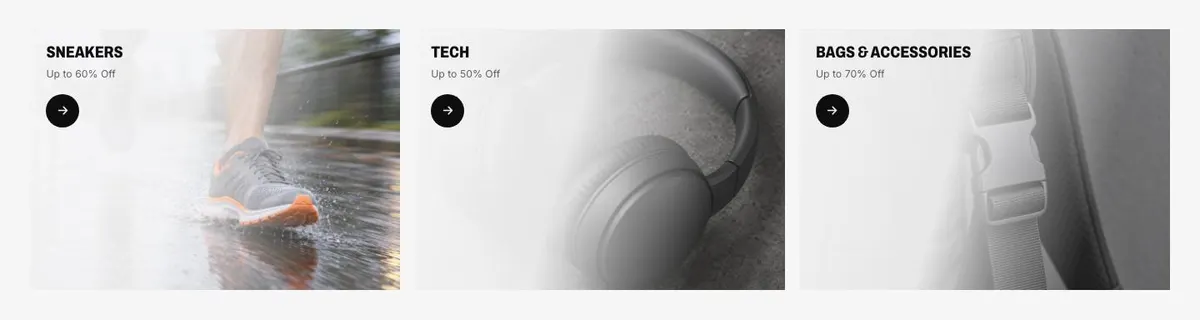 Dated Flash Sale template — Shop section