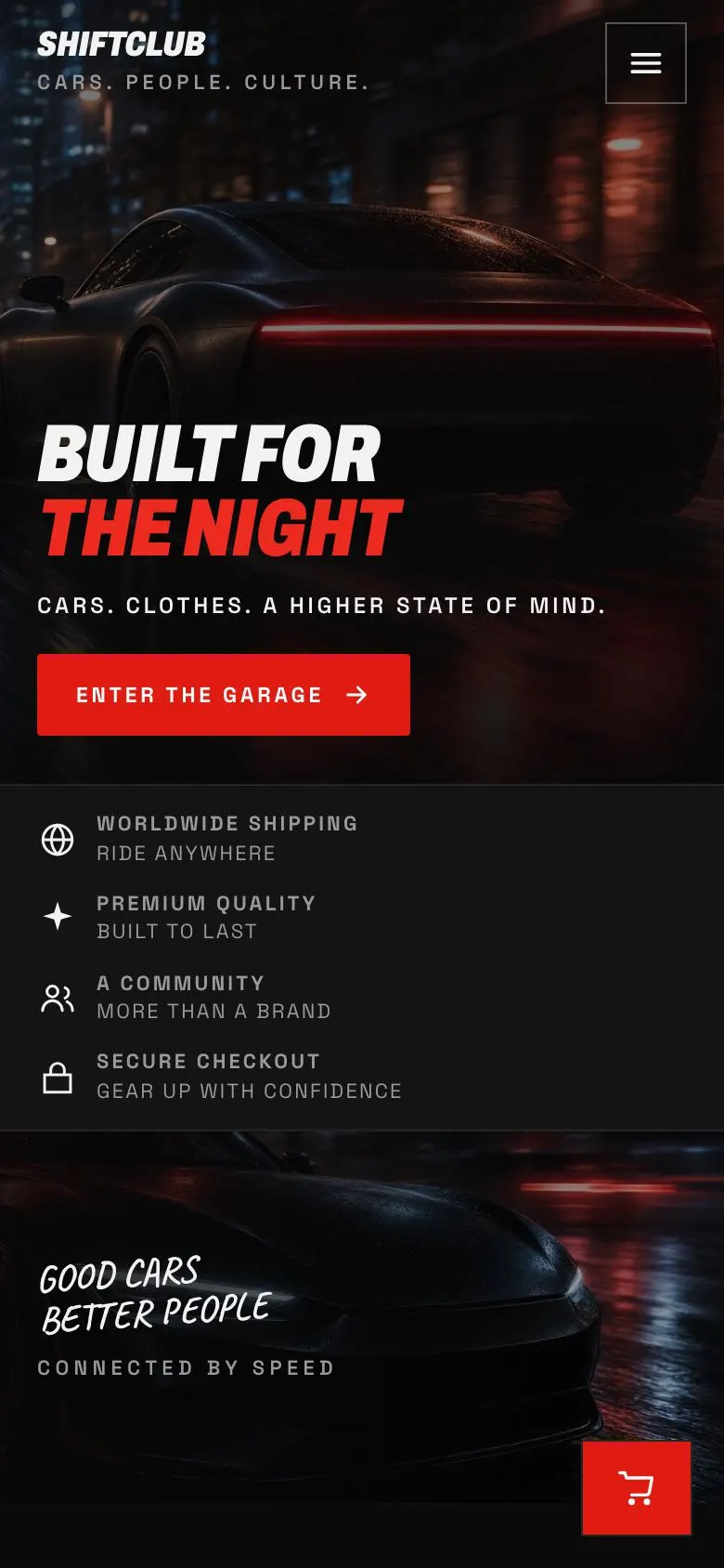 Campaign Promotion landing page template on a phone
