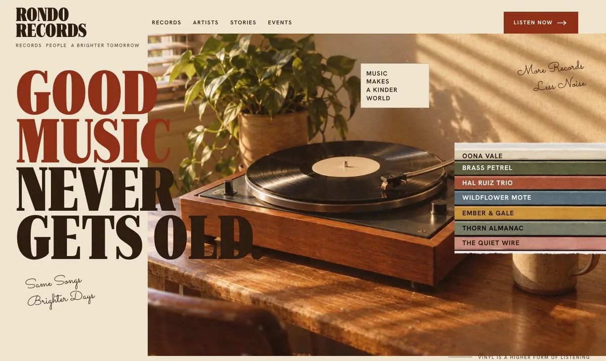 Wholesale Trade template — Hero section