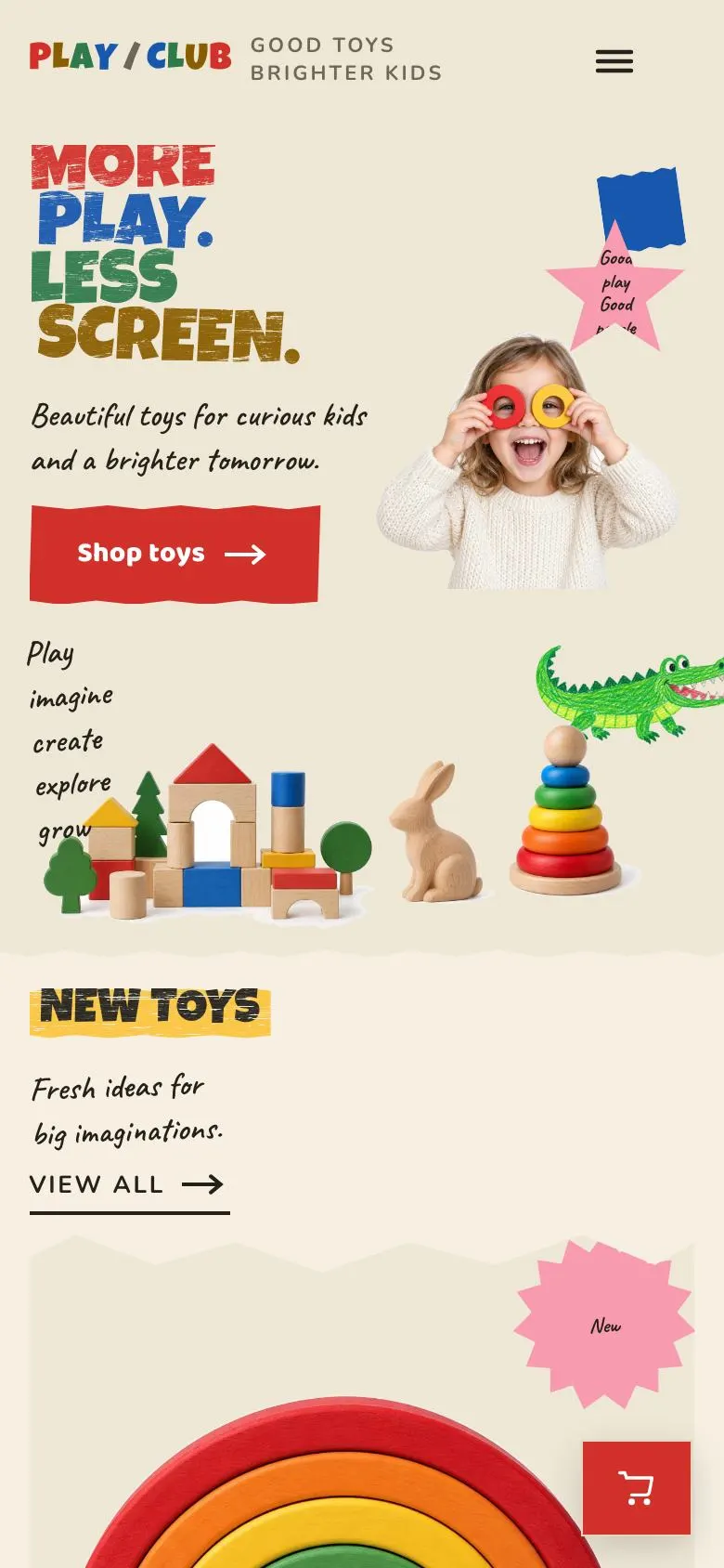 Book Launch landing page template on a phone