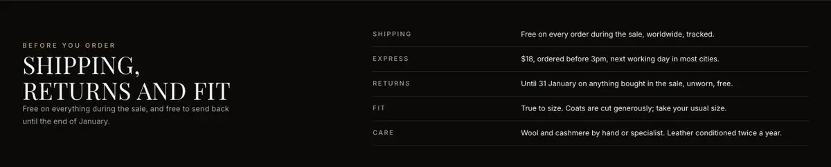 Booked Demo template — Service section