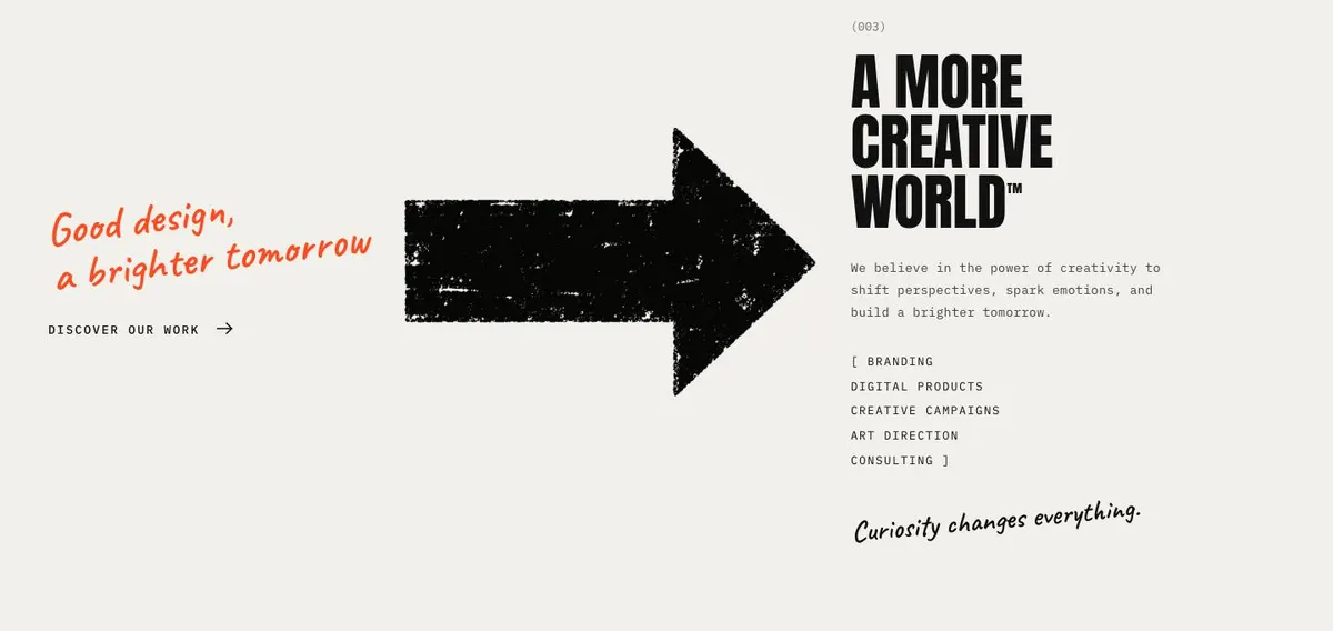 Product Design Studio template — Work section