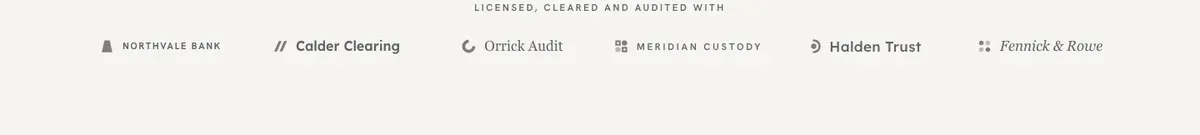 Project Finance Dashboard template — Logo strip section