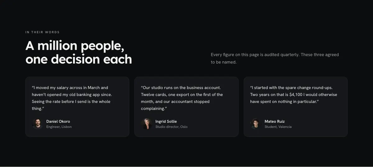 Project Finance Dashboard template — Quote section