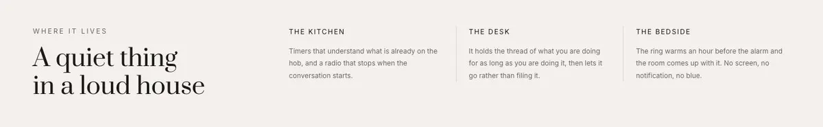 Data Privacy Platform template — Where it lives A quiet thing section