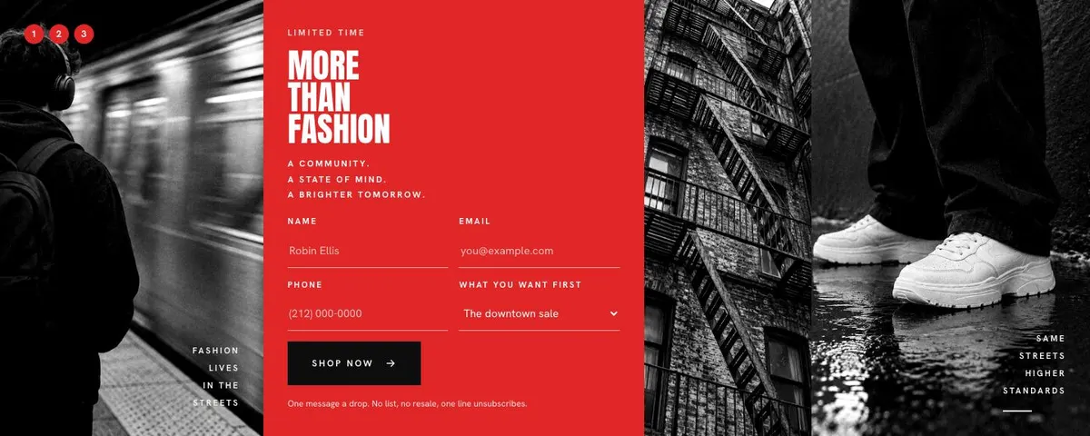 Course Early-Bird Enrolment template — Manifesto section