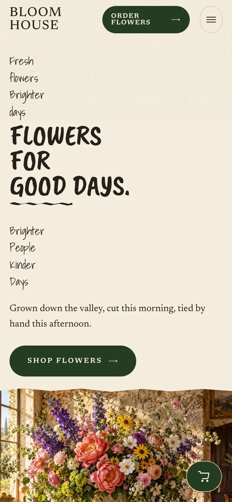 SaaS Annual Deal landing page template on a phone