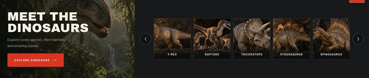 Outdoor Season End template — Dinosaurs section