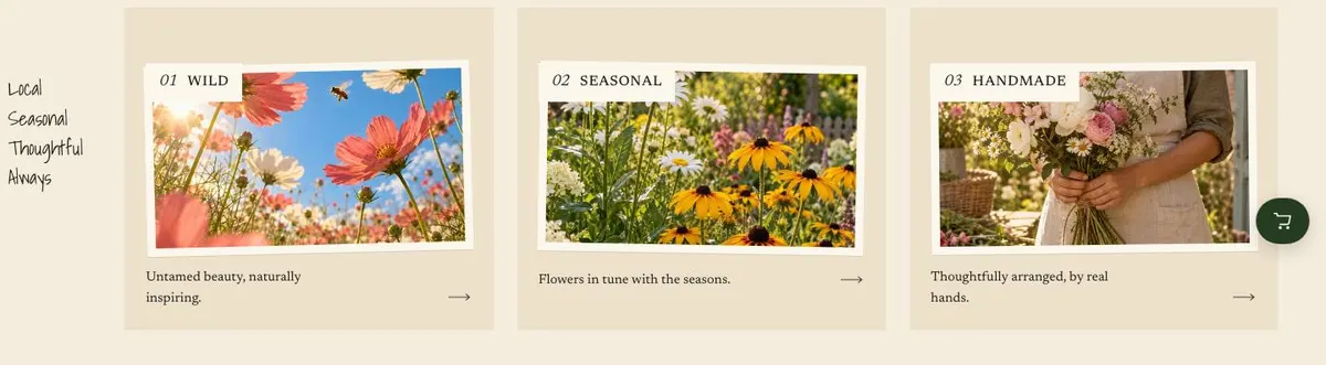 SaaS Annual Deal template — 01 Wild Untamed beauty, naturally inspiring section