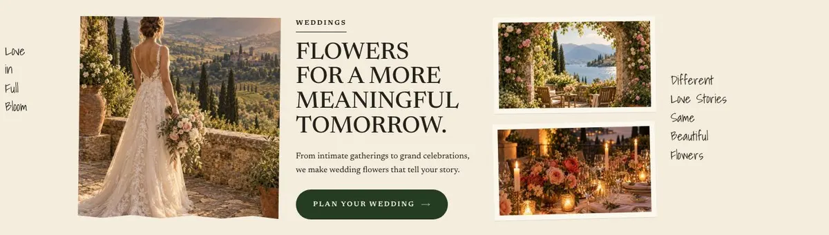 SaaS Annual Deal template — Weddings section