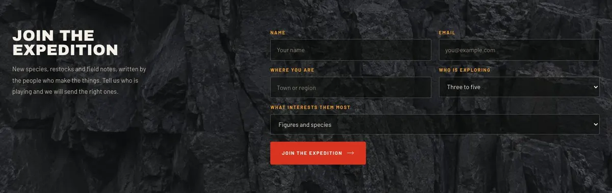Outdoor Season End template — Join section