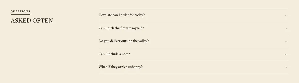 SaaS Annual Deal template — Questions section
