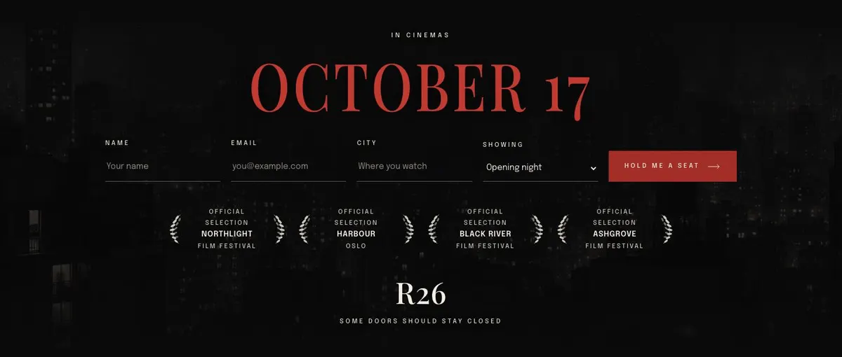 Theatre Show template — Tickets section
