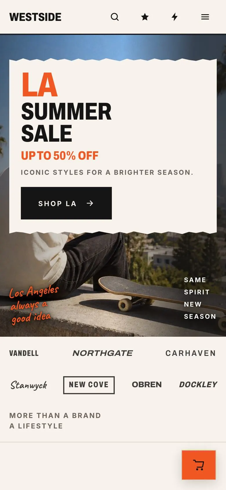 Black Friday Home Sale landing page template on a phone