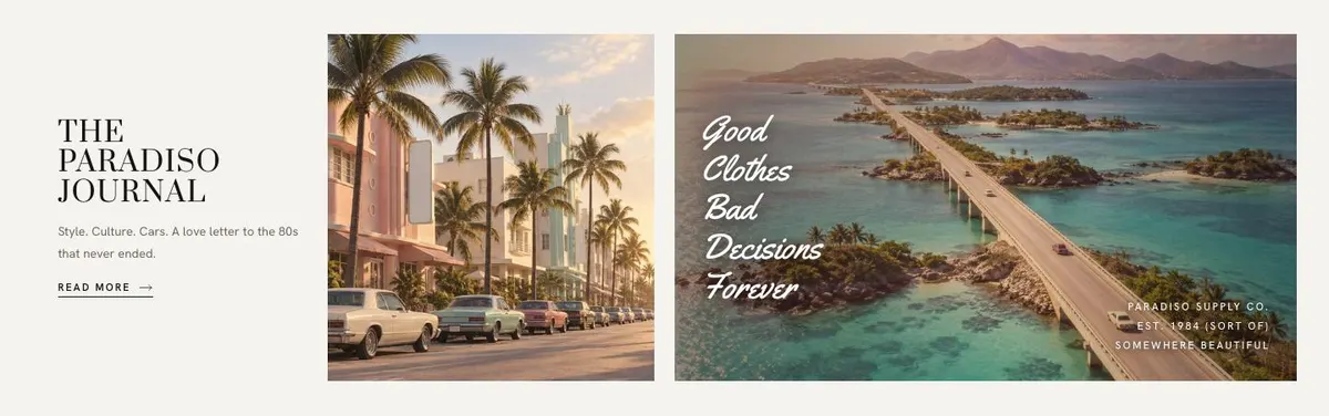 Boutique Resort Direct template — About section