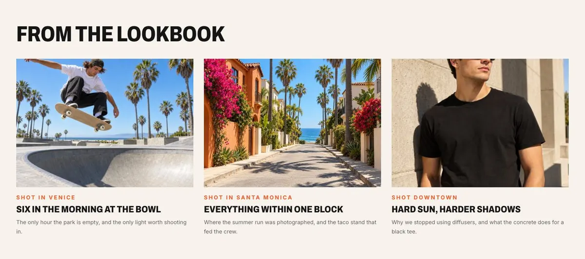 Black Friday Home Sale template — Journal section