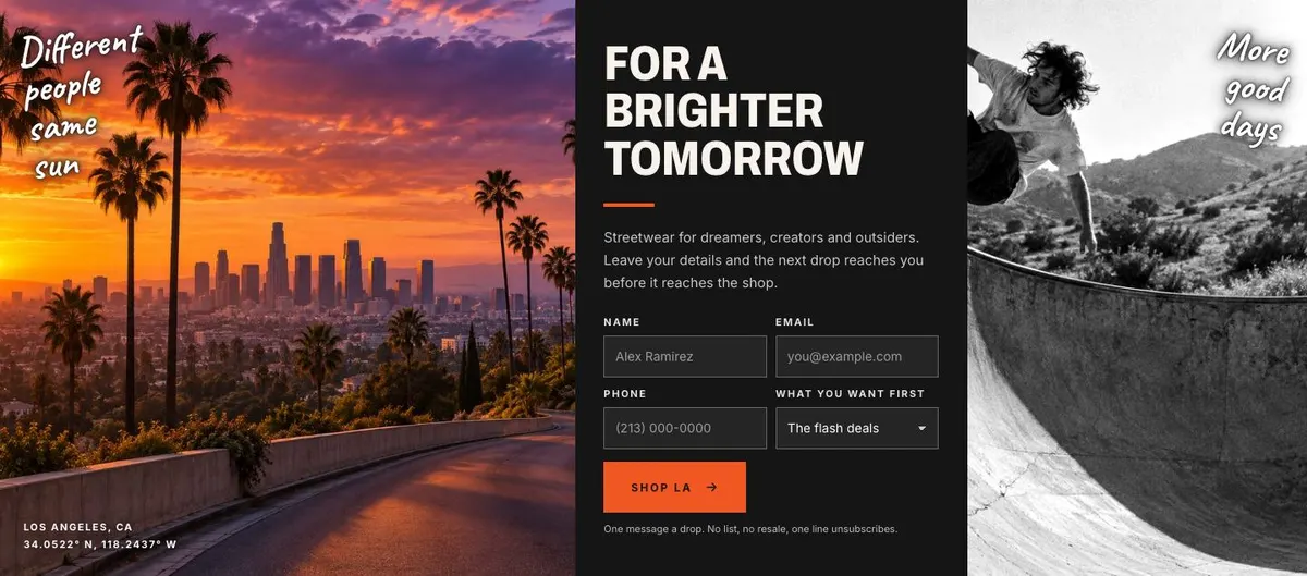 Black Friday Home Sale template — Brighter section